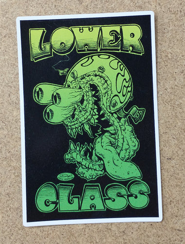 LOWER CLASS decal (color)