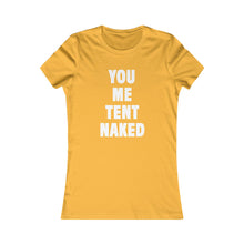 Load image into Gallery viewer, TENT NAKED (Womens Tee)