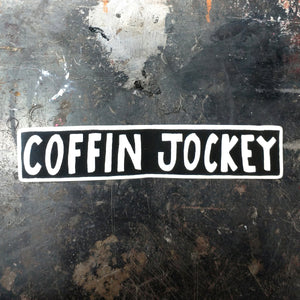 Coffin Jockey (glow in the dark decal)