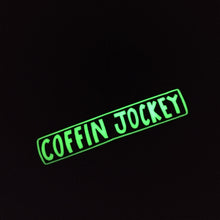 Load image into Gallery viewer, Coffin Jockey (glow in the dark decal)