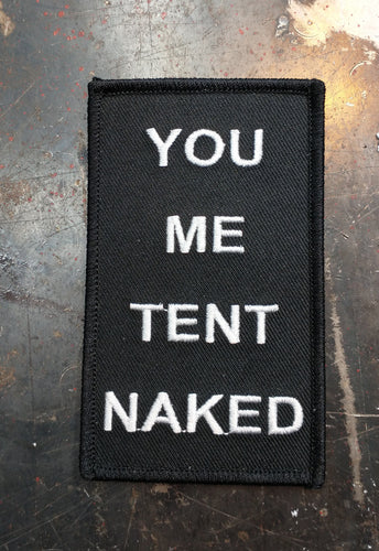 TENT NAKED (patch)