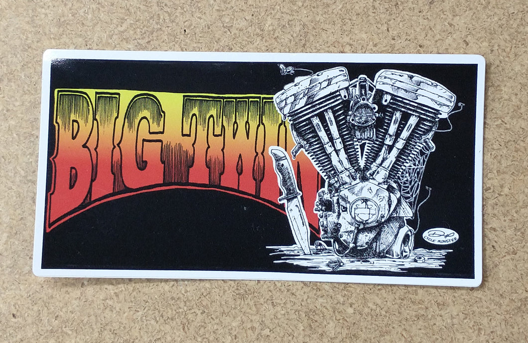 BIG TWIN decal (color)